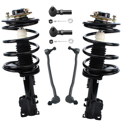 Front & Rear Suspension Kit with Struts Control Arms & Tie Rods for Camaro 2011–2012
