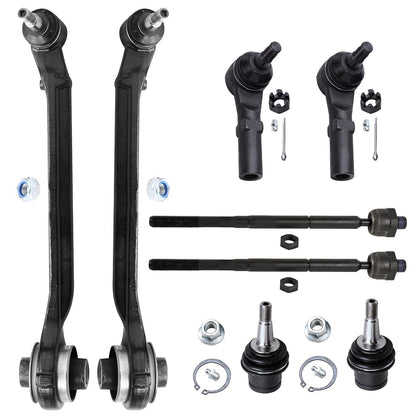 8-Piece Front Suspension Kit with Control Arms Ball Joints & Sway Bar Links for 2WD