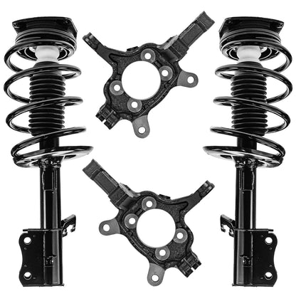 Front & Rear Suspension Kit with Struts Control Arms & Tie Rods for Camaro 2011–2012