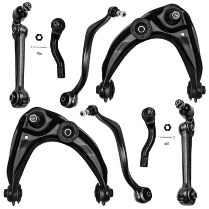 8-Piece Front Suspension Kit with Control Arms Ball Joints & Sway Bar Links for 2WD