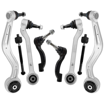 8-Piece Front Suspension Kit with Control Arms Ball Joints & Sway Bar Links for 2WD
