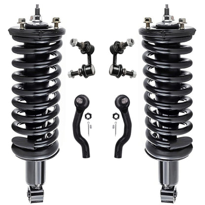 Front & Rear Suspension Kit with Struts Control Arms & Tie Rods for Camaro 2011–2012