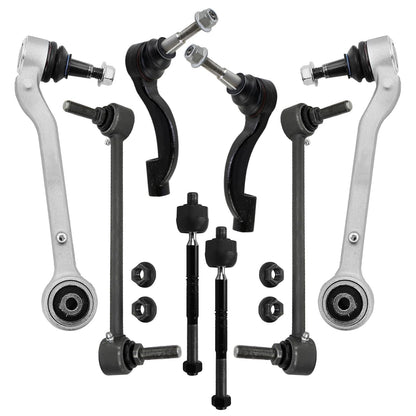 8-Piece Front Suspension Kit with Control Arms Ball Joints & Sway Bar Links for 2WD