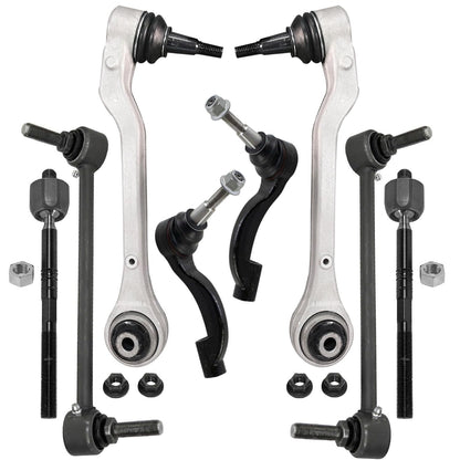 8-Piece Front Suspension Kit with Control Arms Ball Joints & Sway Bar Links for 2WD