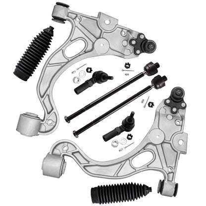 8-Piece Front Suspension Kit with Control Arms Ball Joints & Sway Bar Links for 2WD