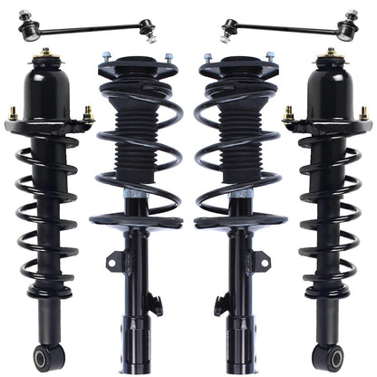 Front & Rear Suspension Kit with Struts Control Arms & Tie Rods for Camaro 2011–2012