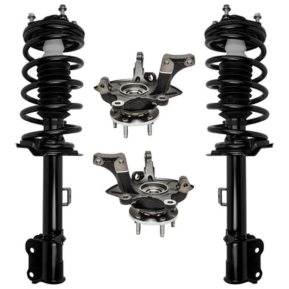 Front & Rear Suspension Kit with Struts Control Arms & Tie Rods for Camaro 2011–2012