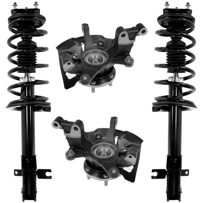 Front & Rear Suspension Kit with Struts Control Arms & Tie Rods for Camaro 2011–2012