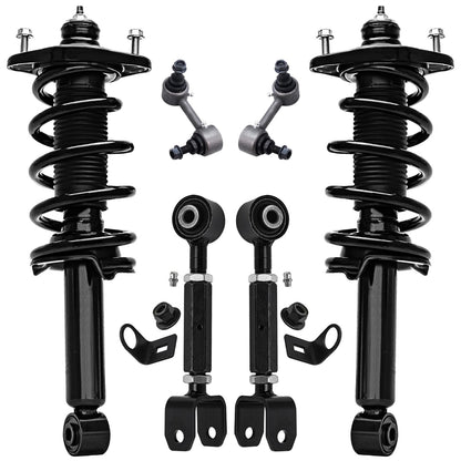 Front & Rear Suspension Kit with Struts Control Arms & Tie Rods for Camaro 2011–2012