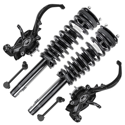 Front & Rear Suspension Kit with Struts Control Arms & Tie Rods for Camaro 2011–2012