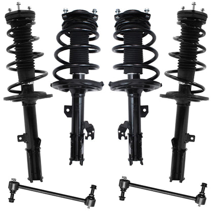 Front & Rear Suspension Kit with Struts Control Arms & Tie Rods for Camaro 2011–2012