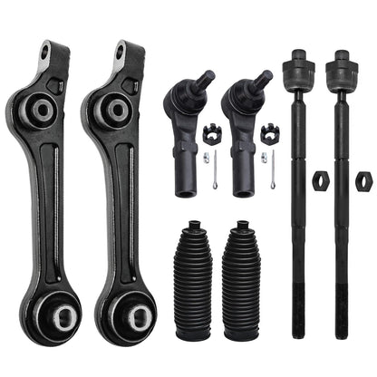 8-Piece Front Suspension Kit with Control Arms Ball Joints & Sway Bar Links for 2WD