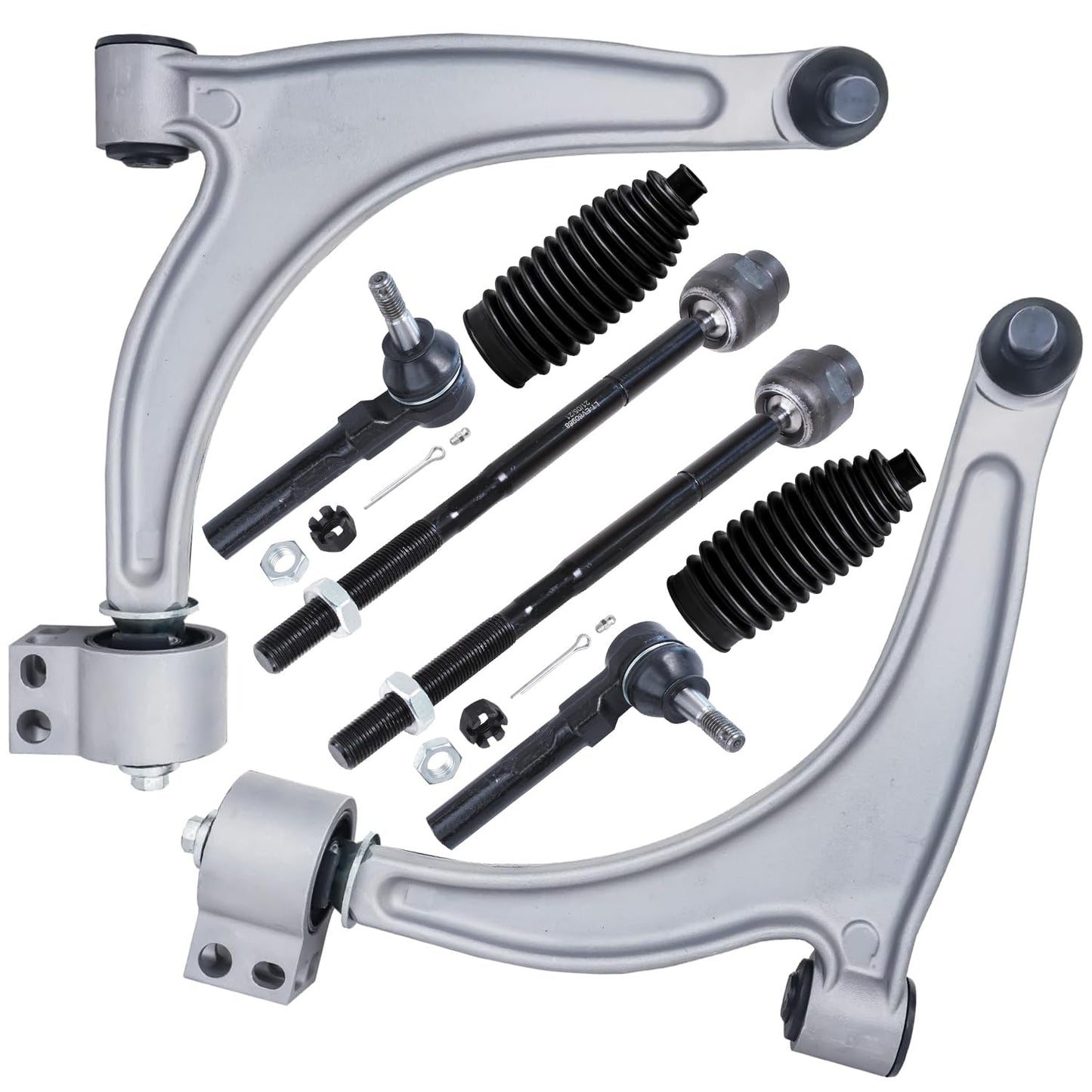 8-Piece Front Suspension Kit with Control Arms Ball Joints & Sway Bar Links for 2WD