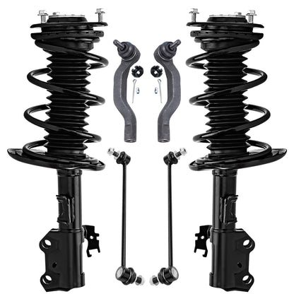 Front & Rear Suspension Kit with Struts Control Arms & Tie Rods for Camaro 2011–2012