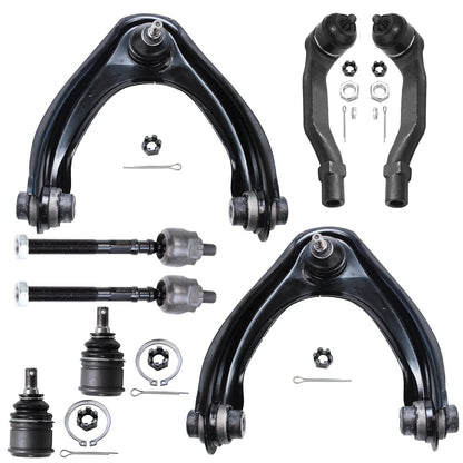 8-Piece Front Suspension Kit with Control Arms Ball Joints & Sway Bar Links for 2WD
