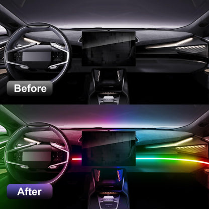 Acrylic Interior Car Lights, RGB Ambient Lighting LED Lights for Car