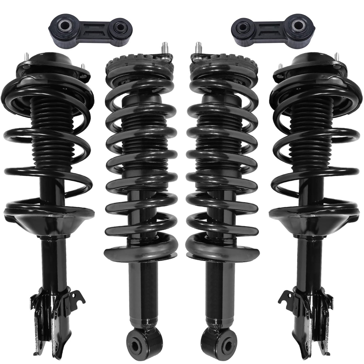 Front & Rear Suspension Kit with Struts Control Arms & Tie Rods for Camaro 2011–2012
