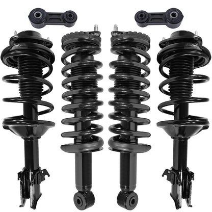 Front & Rear Suspension Kit with Struts Control Arms & Tie Rods for Camaro 2011–2012