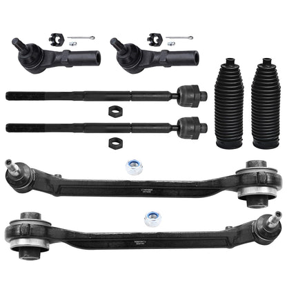 8-Piece Front Suspension Kit with Control Arms Ball Joints & Sway Bar Links for 2WD