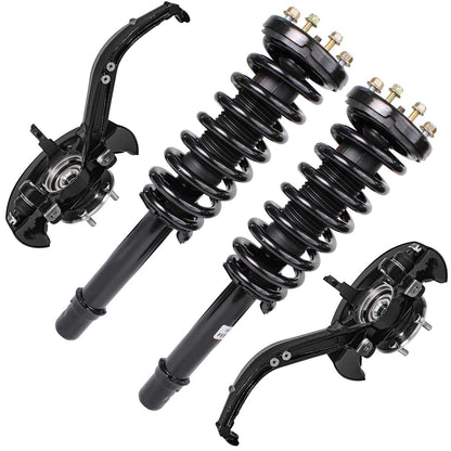 Front & Rear Suspension Kit with Struts Control Arms & Tie Rods for Camaro 2011–2012