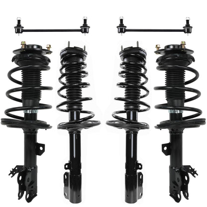 Front & Rear Suspension Kit with Struts Control Arms & Tie Rods for Camaro 2011–2012