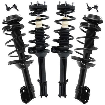 Front & Rear Suspension Kit with Struts Control Arms & Tie Rods for Camaro 2011–2012