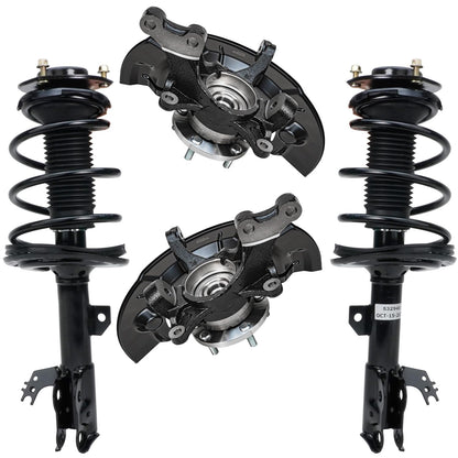 Front & Rear Suspension Kit with Struts Control Arms & Tie Rods for Camaro 2011–2012