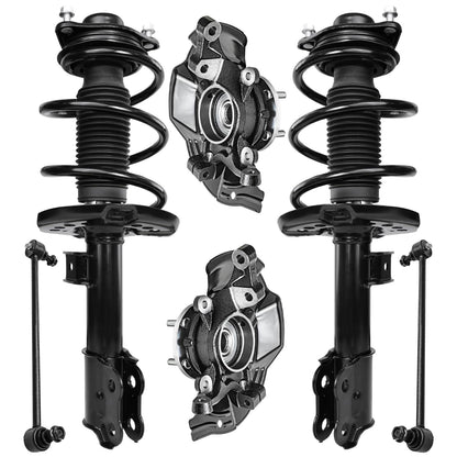 Front & Rear Suspension Kit with Struts Control Arms & Tie Rods for Camaro 2011–2012