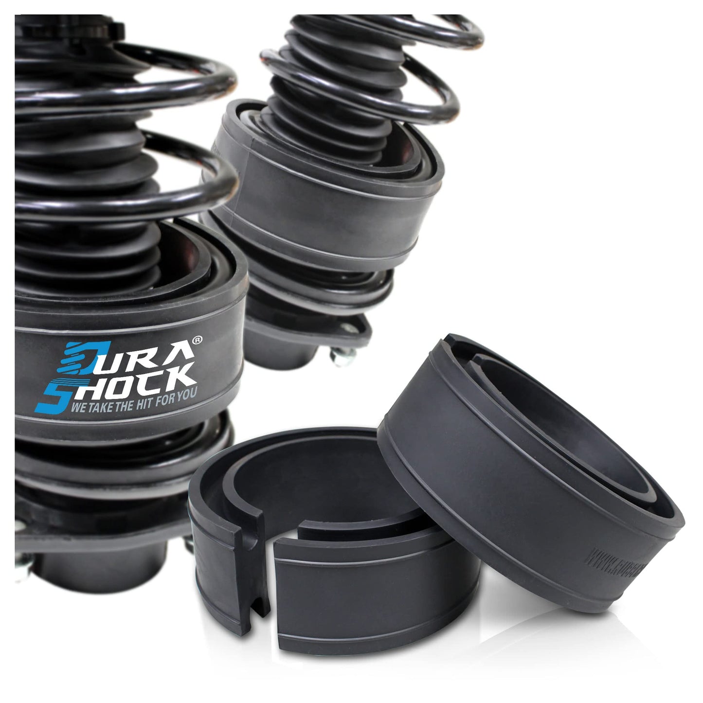 Coil Spring Spacer Set for Front & Rear Suspension Adjustable Load Series