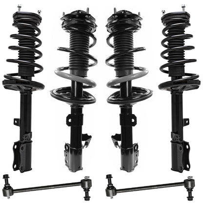 Front & Rear Suspension Kit with Struts Control Arms & Tie Rods for Camaro 2011–2012