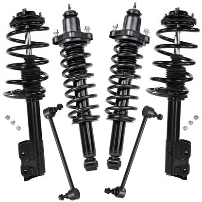 Front & Rear Suspension Kit with Struts Control Arms & Tie Rods for Camaro 2011–2012