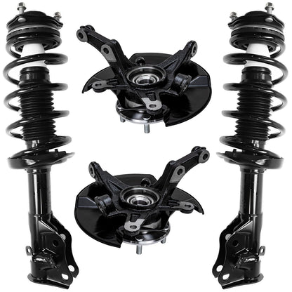 Front & Rear Suspension Kit with Struts Control Arms & Tie Rods for Camaro 2011–2012