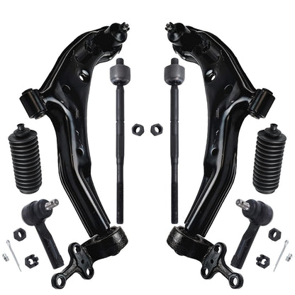 8-Piece Front Suspension Kit with Control Arms Ball Joints & Sway Bar Links for 2WD