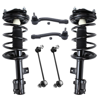 Front & Rear Suspension Kit with Struts Control Arms & Tie Rods for Camaro 2011–2012