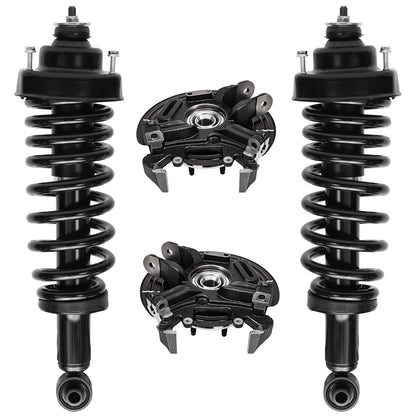 Front & Rear Suspension Kit with Struts Control Arms & Tie Rods for Camaro 2011–2012