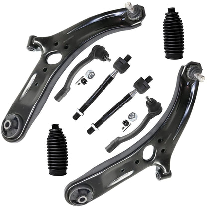 8-Piece Front Suspension Kit with Control Arms Ball Joints & Sway Bar Links for 2WD