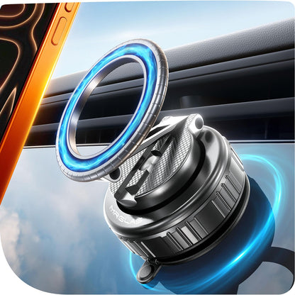 360° Magnetic Phone Mount with Strong Suction Adjustable Swivel Holder