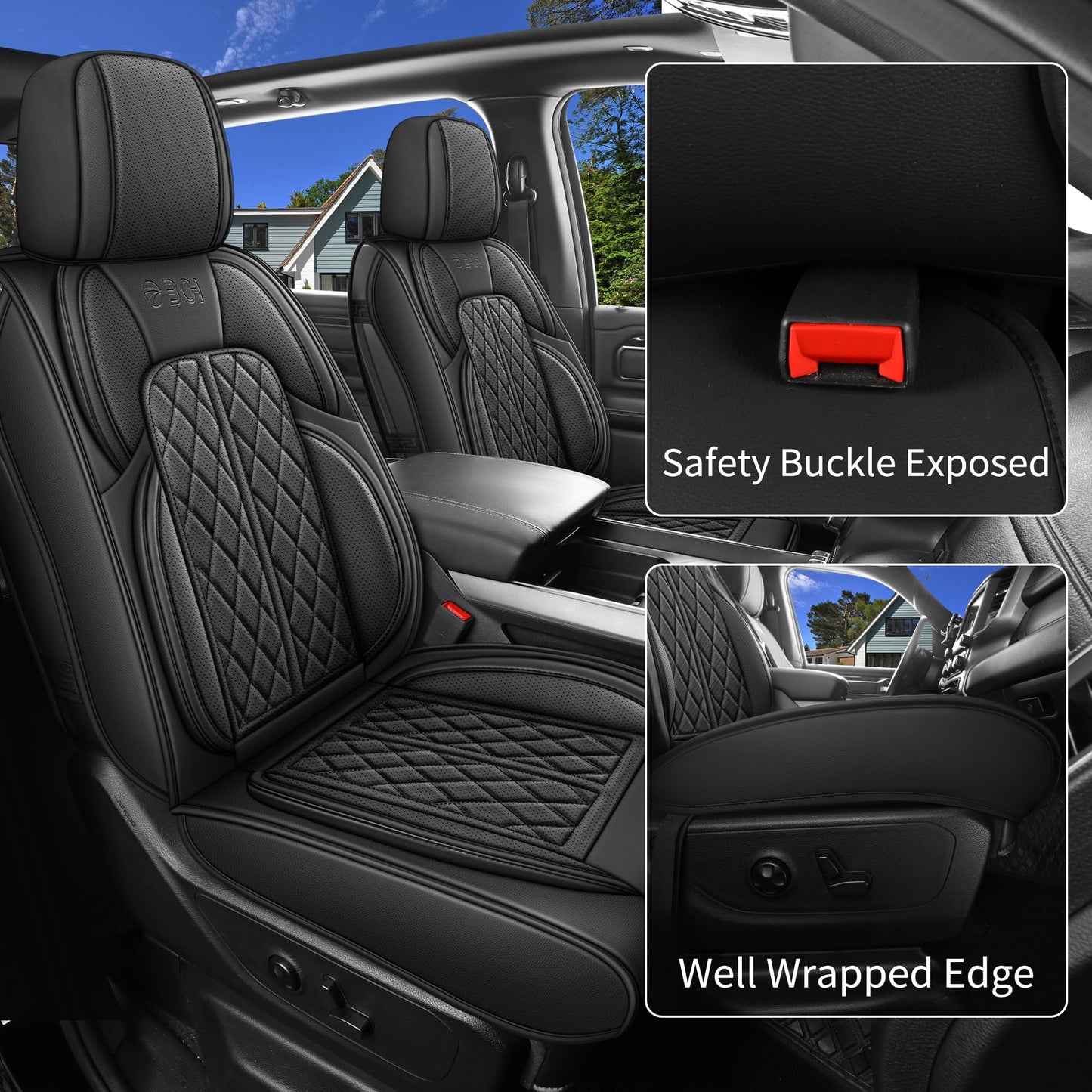 DuDuWang Car Seat Cover Compatible with RAM
